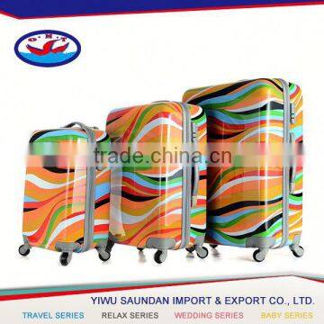 Newest Fashion custom design new design trolley luggage 2015