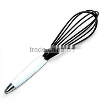 New silicone egg whisk egg beater with abs handle of kitchen tools