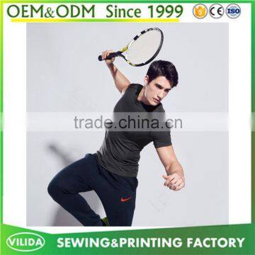 Custom sport t shirt for mens made in china fitness mens t shirts dri fit blank t-shirts