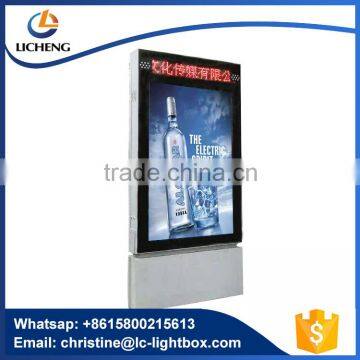 Double sides mupi LED advertising light boxes