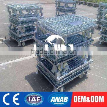 Custom Tag Wire Container Folding Cage For Storage Cylinders