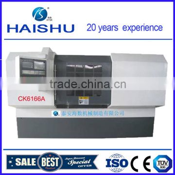 cheap HAISHU CK6166A alloy wheel cnc lathe