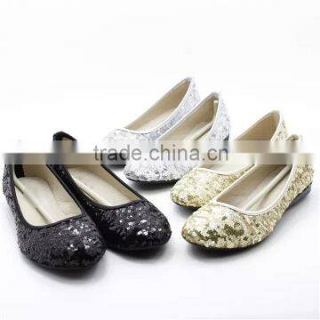 Shoes 2016 Women Point Toe Flat Shoes Sequins Fancy Ballerina Shoes