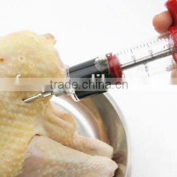 Good Design BBQ Marinade Sauce Injector Turkey Needle Seasoning Syringe photo-2