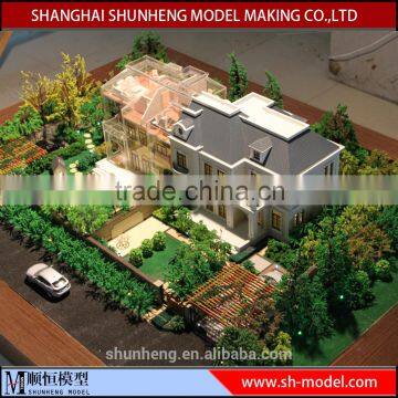 refined handmade making architectural miniature model wood base scale building model making acrylic scale model