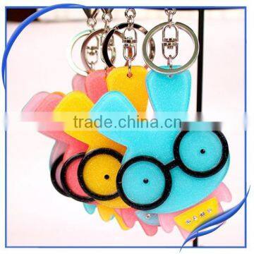 kids love eco-friend cute plastic key ring