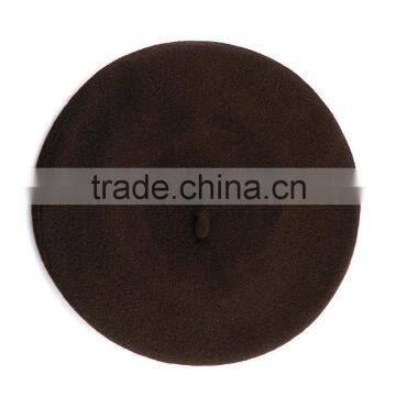 100% Wool Mens Military Brown Beret photo-2