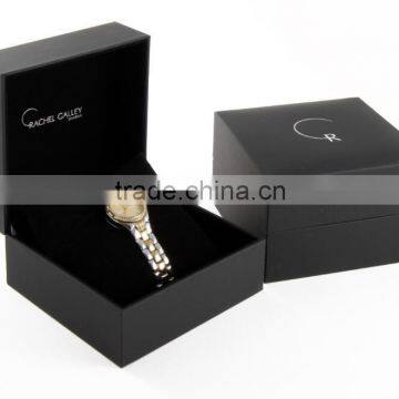 Cube Shape Luxury Black Watch Boxes WIth Pillow Cushion Inside photo-5