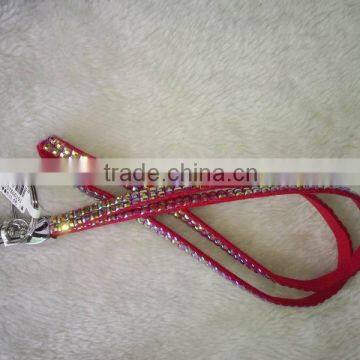 Fashion Goody Rhinestone Crystal Mobile Phone Strings With Tendrils Buckle