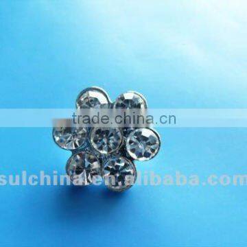 crystal button