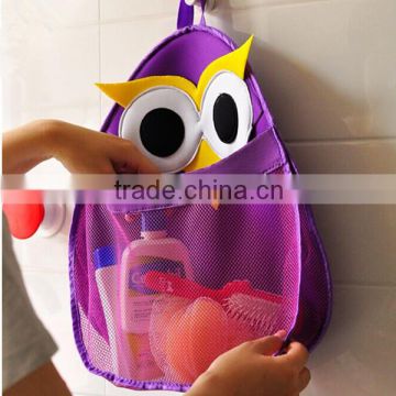 Washable Eco-friendly Polyester Easy to Store Strong Hold Fast Drying Bath Organizer for Kids