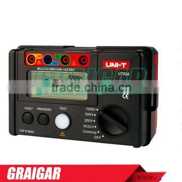 UNI-T UT526 Multi-Functional Electrical Insulation Tester Earth Resistance Meter + 1000V+RCD Tester+Continuity+Vac/dc (4 in 1) photo-3