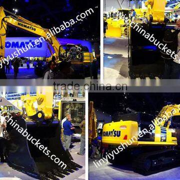 Customized PC490LC-11 Excavator bucket, PC490 Excavator Wearable buckets for sale