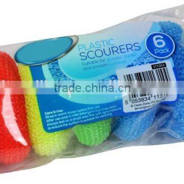 Plastic Mesh Scourer Ball,kitchen Cleaning Plastic Pot Scrubber photo-2