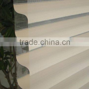 Triple sheer roller shade fabric roll