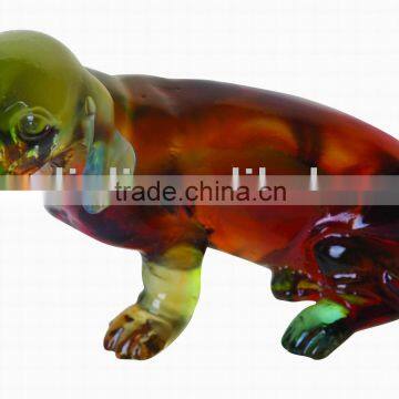 dog /crystal craft dog/liuli dog/home decoration dog--BJ066