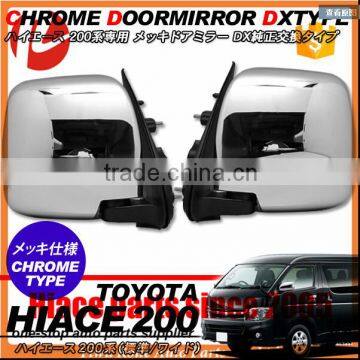 Toyota hiace body kits electroplating toyota hiace side mirror