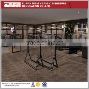 Exclusive Design Metal Clothes Display Rack For Garment Shop