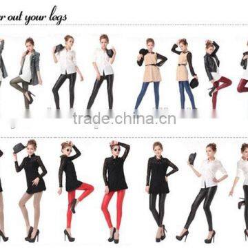 Fashion Skiny Women PU Leather Leggings MWS03035