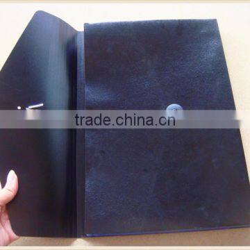 Black color expanding plastic accordion file