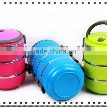 2012 Brand New Stainless Steel Vacuum Lunch Box,1.4/2.1/2.8L