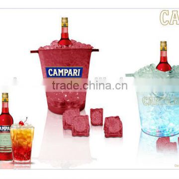 LED ice bucket,rechargeable led ice bucket,led lighted ice bucket