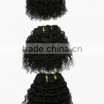 HUMAN HAIR WAVE- BeBe Curl 3 PCS 8 inches Long