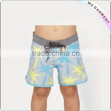 2016 blue leaf couple beach shorts