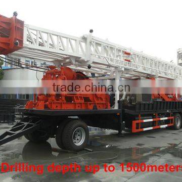 Famous in Egypt!! BZT1500 trailer mounted water well drilling rig