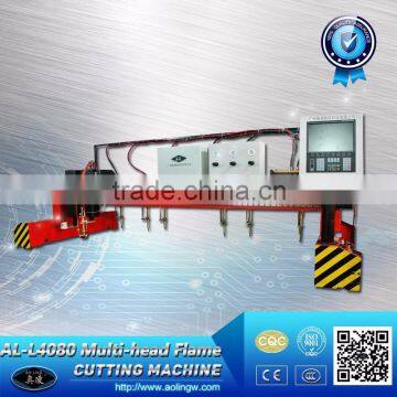 Gantry Multi-head Flame Cutting Machine AL-L4080 Straight Cutting Machine