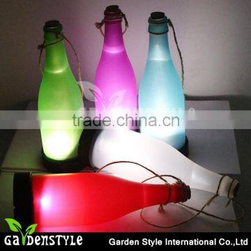 led bottle Hanging Solar LED Light, Powered Hanging Glass Bottle Light, Garden Decor Party Decorative led bottle lights