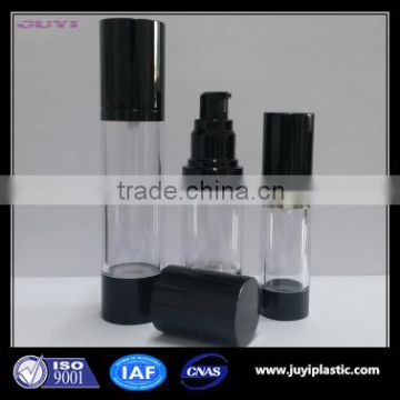 empty luxury cosmetic bottle packaging,airless lotion bottle,cosmetic airless bottle with pump top