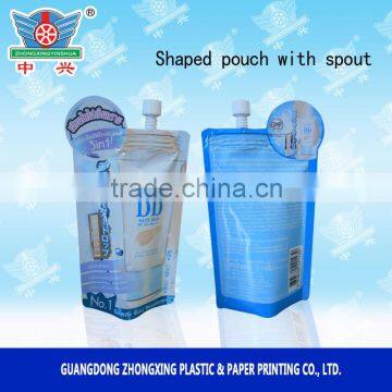 5g Cosmetic Bag of Shaped Stand up Pouch With Spout