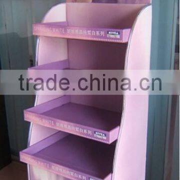 Cardboard Corrugated Paper Cosmetic Display Rack