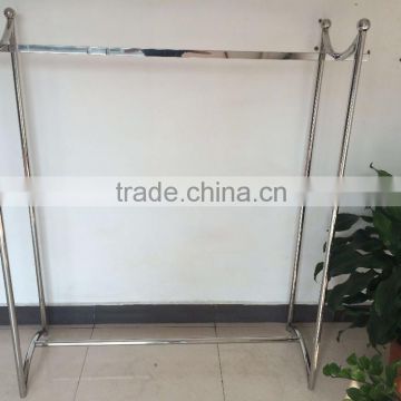 stainless steel double-pole clothes rack stand