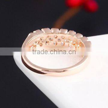 Free Shipping Silver Plated Clear Crystal 1gram Gold Rings 2016 photo-5