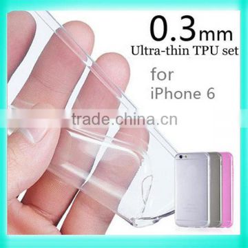 0.3mm thickness soft silicone tpu transparent clear crystal cell phone cases for LG G3