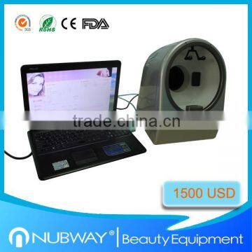 Powerful portable pigment collagen skin Analysis skin analyzer facial skin scanner