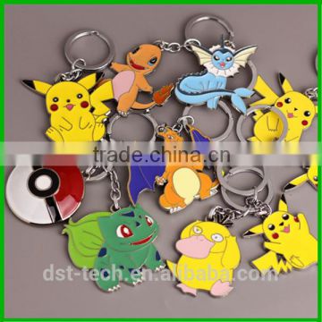 Fast shipping individuality cheap pokeball metal keychain