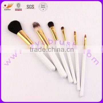 6pcs Natural hair and Nylon hair Makeup brush set