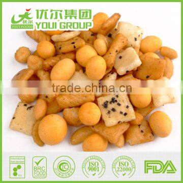 Manufacturer of Rice Crackers and Coated Peanuts Mix for Sale with BRC Certificate From Youi Foods