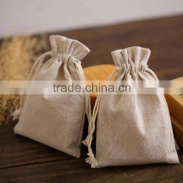 Drawstring cotton and linen bags