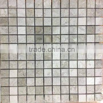 Silver Polished Mosaic 2,3 X 2,5 Mosaic Tiles Turkish Mosaics For Interior Walls Marble Mosaics Travertine Tiles Emperedor