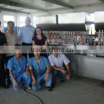 Automatic bottle strawberry filling line