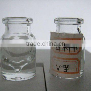 clear medicine small glass bottles