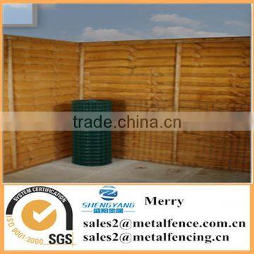 2X2 inch fence application hardware fabric 3ftX30m green pvc welded mesh