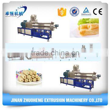 puffed core filling snack food extruder making machine with 5 star service good quality,agent needed in Middle East Russia Iran