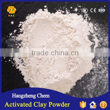 Activated clay bleaching earth for oil decoloring