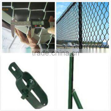 6 foot chain link fence Galvanized or PVC Coated / malla de alambre de diamante,valla