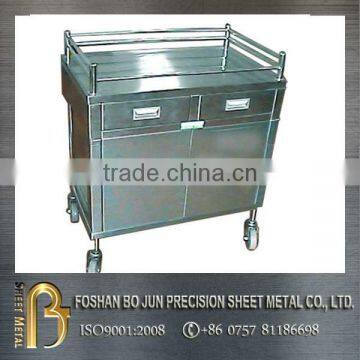 custom stainless steel kitchen storage cabinet with wheels